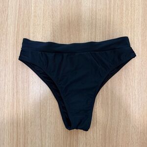 Classic Black Women’s High Waisted Swim Bottom